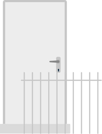 railing and door